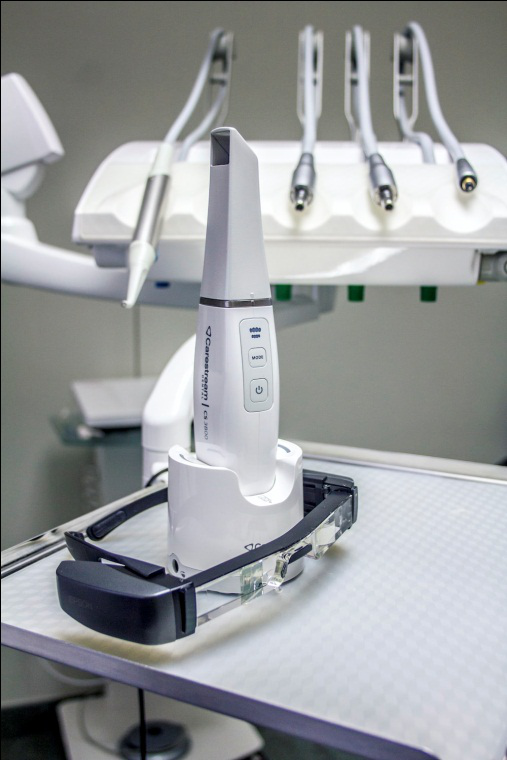 An image of white dental equipment 